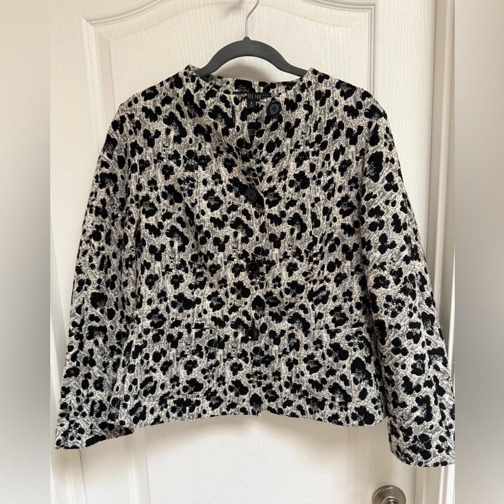 Lafayette 148 Leopard Print Jacket